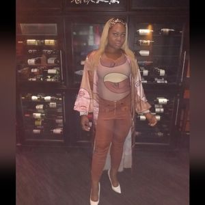 HouseofRehab 2 piece Picasso robe set